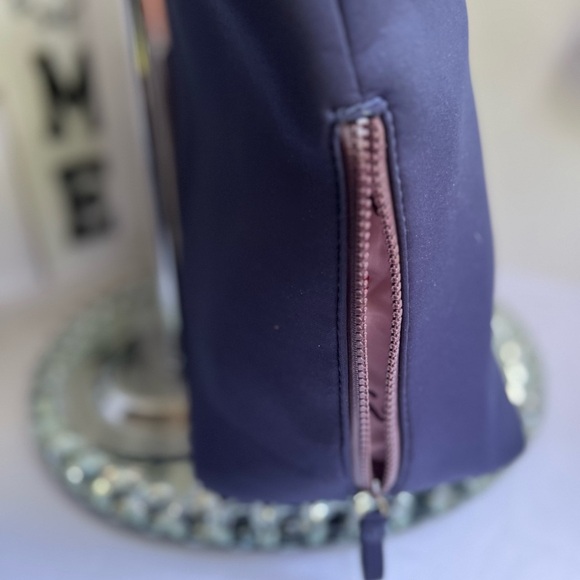 Stella  Dot Crush It Bow Navy and  pink Tote bag - Picture 6 of 13